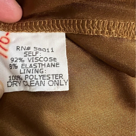 David Meister Retro Floral Halter Dress Sz 12 - Picture 8 of 8